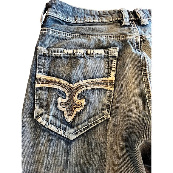 Route 66 Relaxed Straight Jeans Mens Size Tag 34x30 - Picture 3 of 7